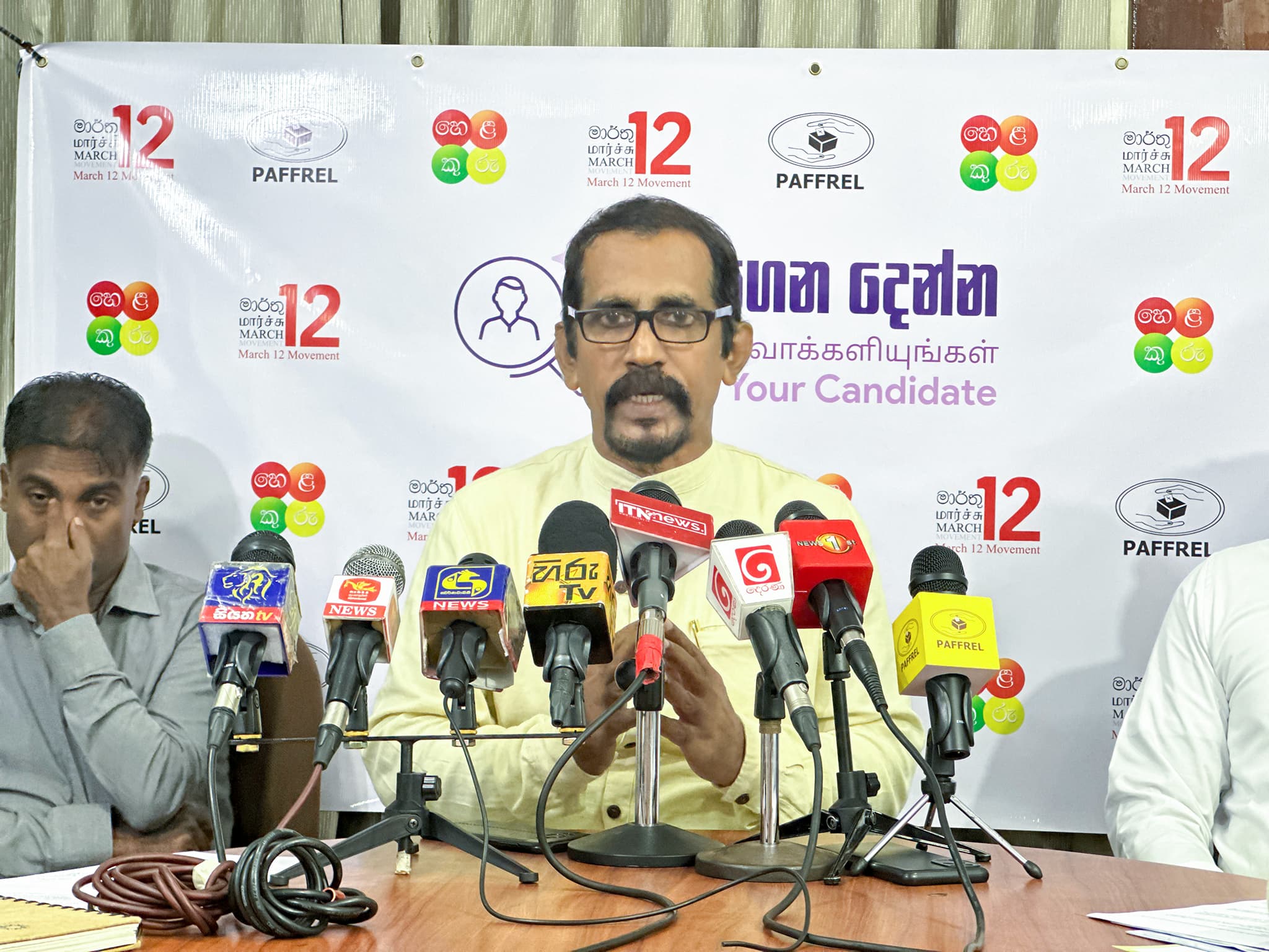 PAFFREL, March 12 Movement, and Helakuru Institute Signed MoU to Publish Candidate Information for 2024 Parliamentary Elections - image 4